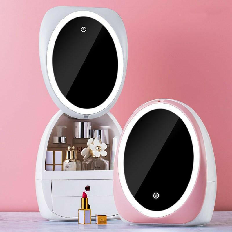 Makeup Organizer For Cosmetic Large Capacity Cosmetics Storage Box Desktop Jewelry Container.